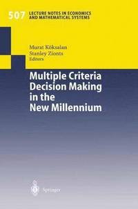 bokomslag Multiple Criteria Decision Making in the New Millennium
