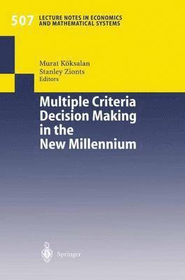 bokomslag Multiple Criteria Decision Making in the New Millennium