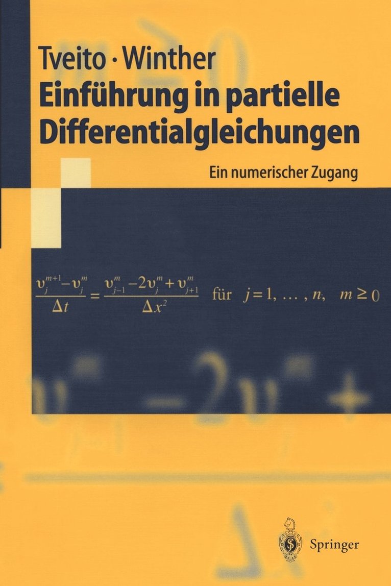 Einfhrung in partielle Differentialgleichungen 1