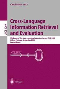 bokomslag Cross-Language Information Retrieval and Evaluation