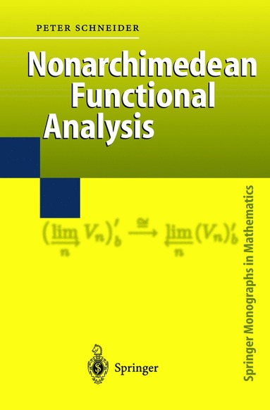 bokomslag Nonarchimedean Functional Analysis