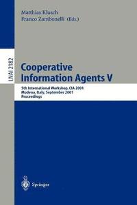 bokomslag Cooperative Information Agents V