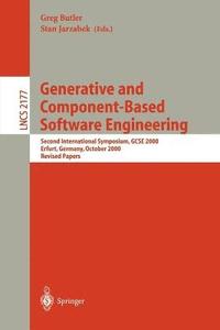 bokomslag Generative and Component-Based Software Engineering