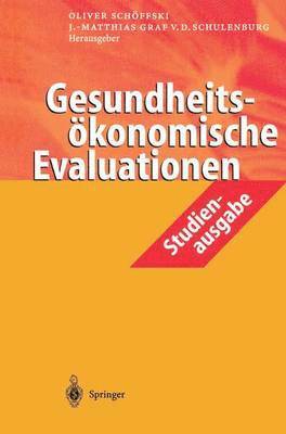 bokomslag Gesundheitskonomische Evaluationen