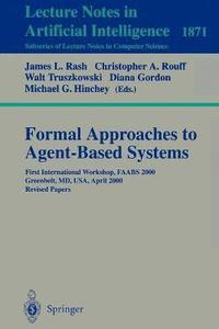 bokomslag Formal Approaches to Agent-Based Systems