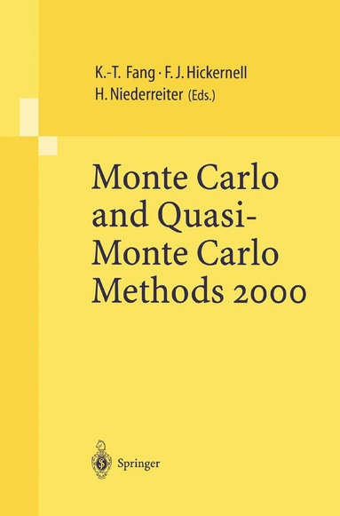 Kai-Tai Fang, Fred J. Hickernell, Harald Niederreiter - Monte Carlo and Quasi-Monte Carlo Methods 2000, Häftad
