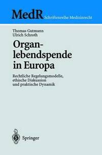 bokomslag Organlebendspende in Europa