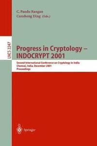 bokomslag Progress in Cryptology - INDOCRYPT 2001