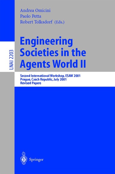 Andrea Omicini, Paolo Petta, Robert Tolksdorf - Engineering Societies in the Agents World II, Häftad