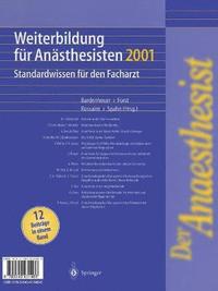bokomslag Der Anaesthesist Weiterbildung fr Ansthesisten 1997