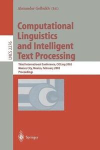 bokomslag Computational Linguistics and Intelligent Text Processing