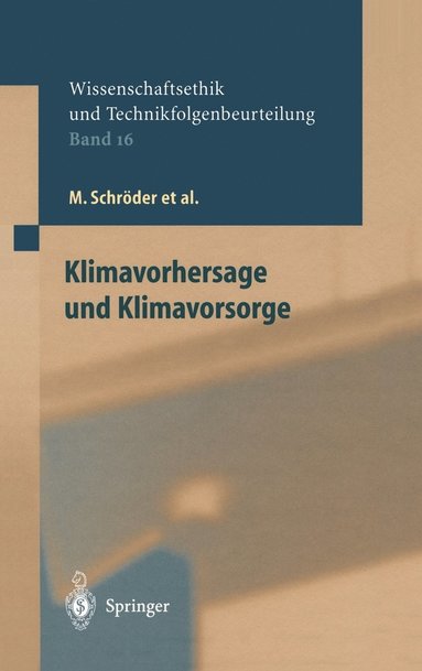 bokomslag Klimavorhersage und Klimavorsorge