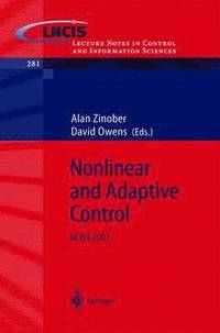 bokomslag Nonlinear and Adaptive Control