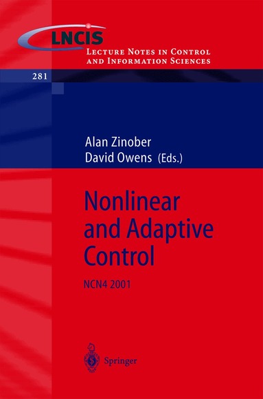 Alan S.I. Zinober, David H. Owens - Nonlinear and Adaptive Control, Häftad
