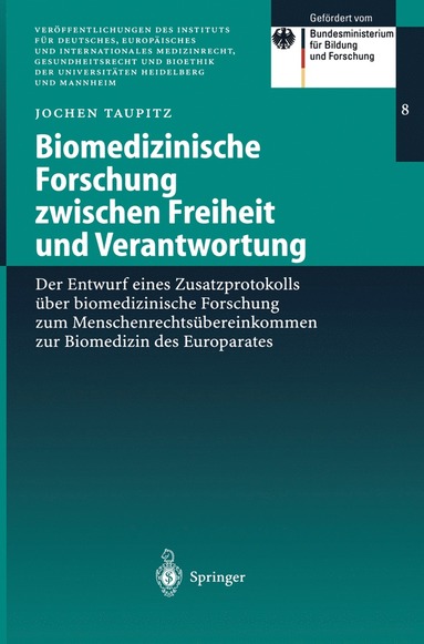 bokomslag Biomedizinische Forschung zwischen Freiheit und Verantwortung