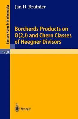 Borcherds Products on O(2,l) and Chern Classes of Heegner Divisors 1