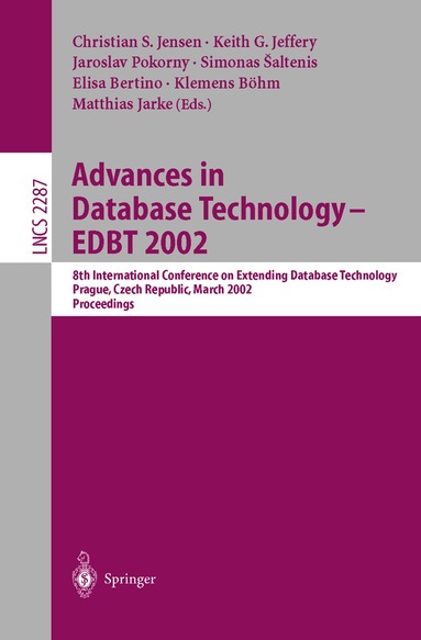 Christian S. Jensen, Keith G. Jeffery, Jaroslav Pokorny, Simonas Saltenis, Elisa Bertino, Klemens Böhm, Matthias Jarke - Advances in Database Technology - EDBT 2002, Häftad
