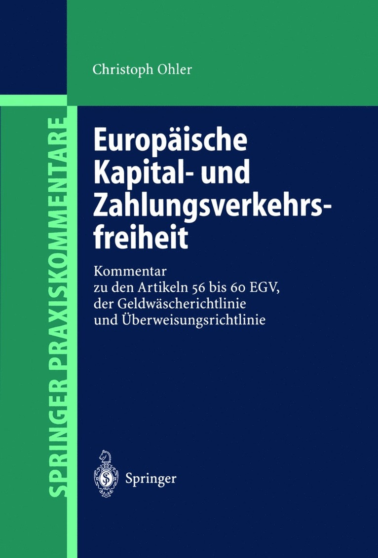 Europische Kapital- und Zahlungsverkehrsfreiheit 1