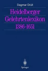 bokomslag Heidelberger Gelehrtenlexikon 13861651
