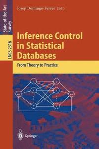 bokomslag Inference Control in Statistical Databases