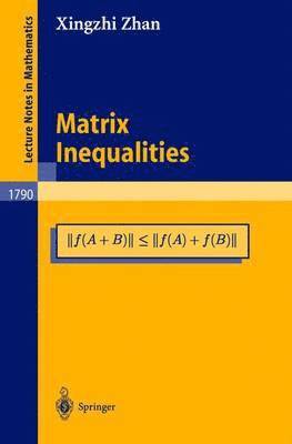 Matrix Inequalities 1