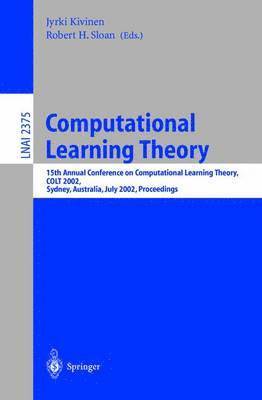 Computational Learning Theory 1