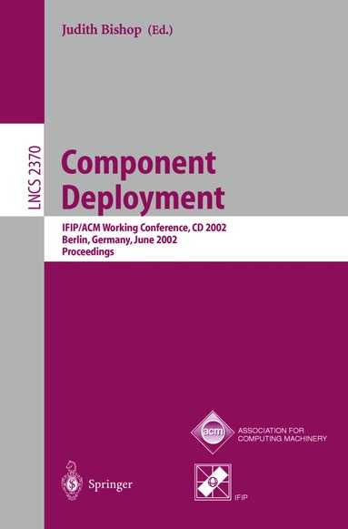 Judith Bishop - Component Deployment, Häftad