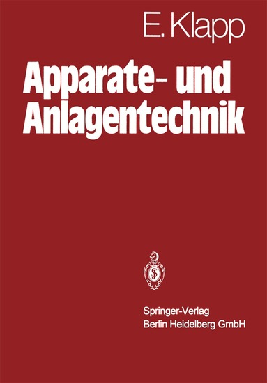E. Klapp - Apparate- und Anlagentechnik, Inbunden
