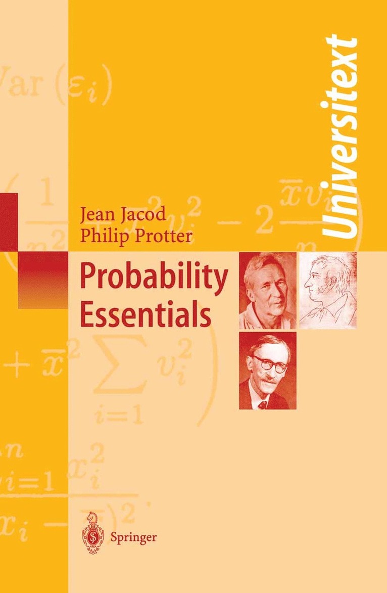 Jean Jacod, Philip Protter - Probability Essentials, Häftad
