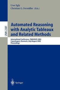 bokomslag Automated Reasoning with Analytic Tableaux and Related Methods