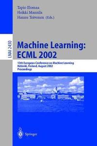 bokomslag Machine Learning: ECML 2002