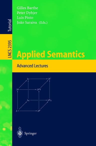 Gilles Barthe, Peter Dybjer, Luis Pinto, João Saraiva - Applied Semantics, Häftad