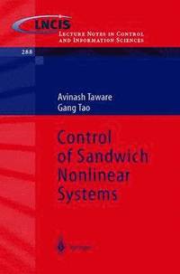 bokomslag Control of Sandwich Nonlinear Systems