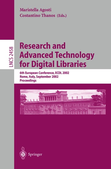 Costantino Thanos - Research and Advanced Technology for Digital Libraries, Häftad