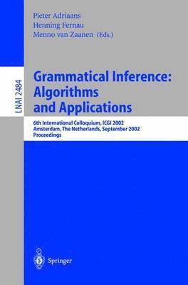 Grammatical Inference: Algorithms and Applications 1