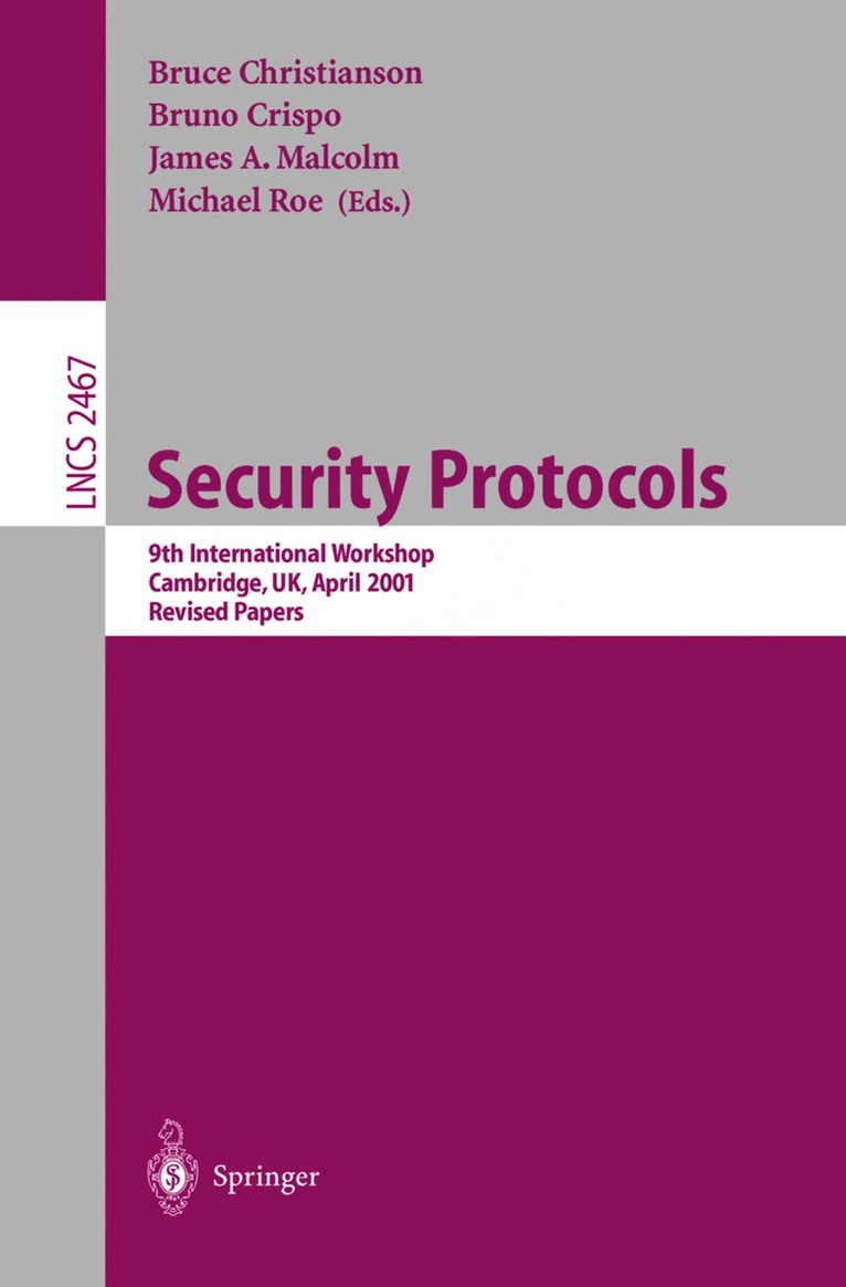 Security Protocols 1