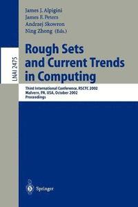 bokomslag Rough Sets and Current Trends in Computing