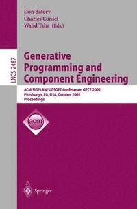 bokomslag Generative Programming and Component Engineering