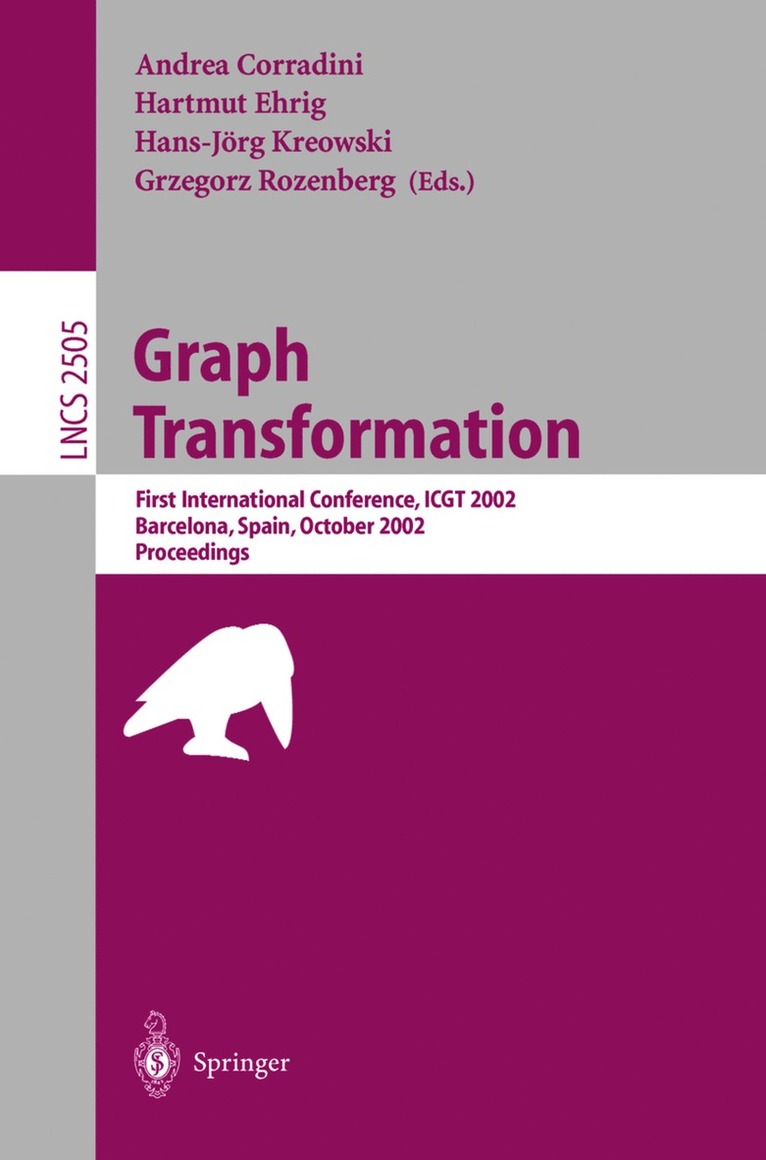 Andrea Corradini, Hartmut Ehrig, Hans-Jörg Kreowski, Grzegorz Rozenberg - Graph Transformation, Häftad