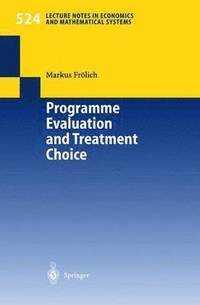 bokomslag Programme Evaluation and Treatment Choice