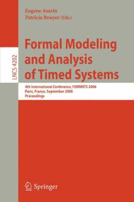 bokomslag Formal Modeling and Analysis of Timed Systems