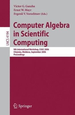 Computer Algebra in Scientific Computing 1