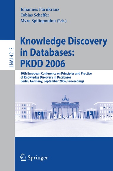 bokomslag Knowledge Discovery in Databases: PKDD 2006