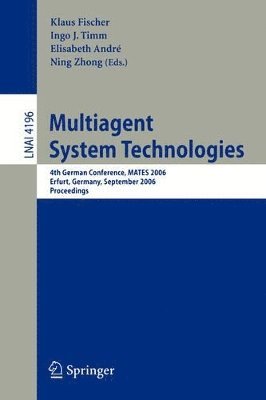 bokomslag Multiagent System Technologies