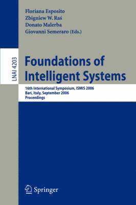 bokomslag Foundations of Intelligent Systems