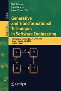 bokomslag Generative and Transformational Techniques in Software Engineering