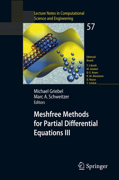 Michael Griebel, Marc Alexander Schweitzer - Meshfree Methods for Partial Differential Equations III, Häftad