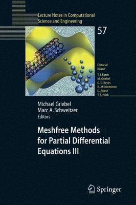 Meshfree Methods for Partial Differential Equations III 1