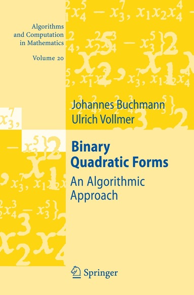 Johannes Buchmann, Ulrich Vollmer, Johannes Buchmann, Ulrich Vollmer - Binary Quadratic Forms, Inbunden