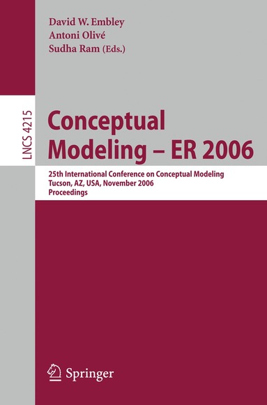 David W. Embley, Antoni Olivé, Sudha Ram - Conceptual Modeling - ER 2006, Häftad